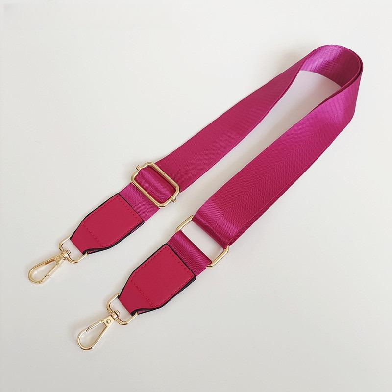 New Nylon Color Braided Adjustable Long Strap Women's Bag Replacement Strap One Shoulder Oblique Span Bag Strap Accessories