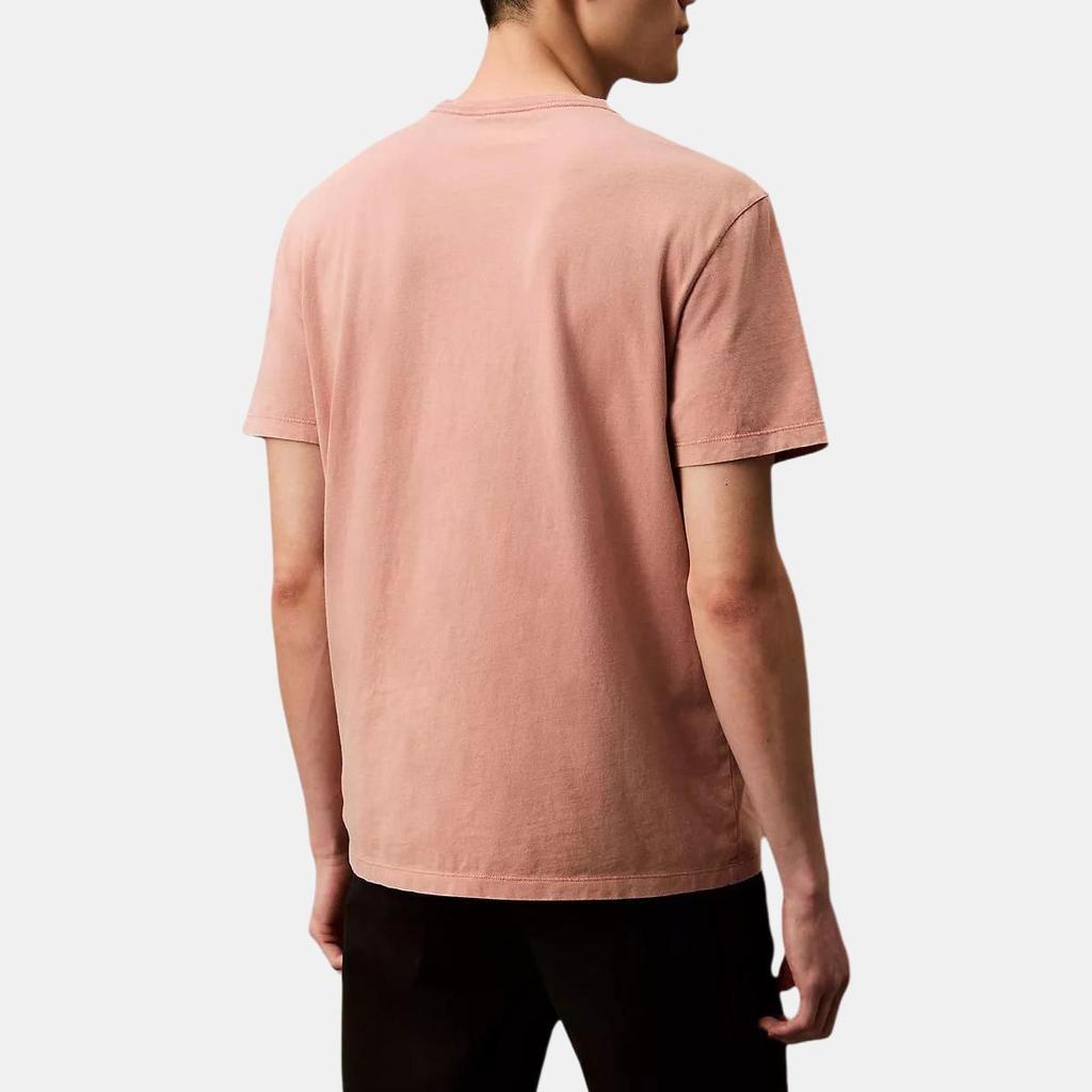 Calvin Klein Minimalist Comfortable Round Neck Graphic Short Sleeve T-Shirt Men T-Shirts Pink 4RB854G-610
