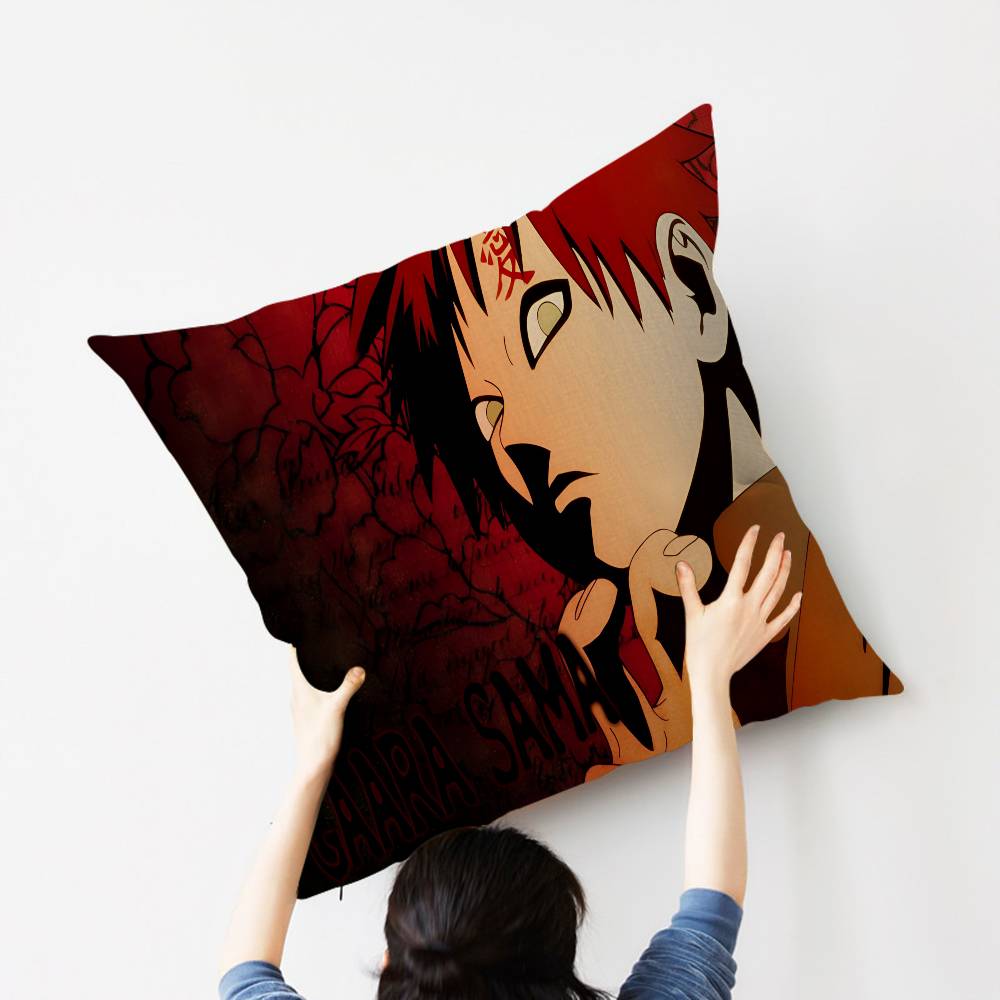 Anime G-Gaara Pillow Gift Home Office Decoration Bedroom Sofa Car Cushion Cover case 45x45