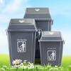 Chao Bao Pop-Up Lid Square Trash Can - Large Capacity for Indoor/Outdoor Use