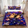 3Pcs Cartoon Characters Chaos Bedding Set Quilt Cover Pillowcase Home Christmas Halloween Gift 1 Duvet Cover 2 Pillowcase S19