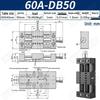 Heavy Load Precision Linear Slide Table with Fine-tuning Screw Rod - 50/80/100 Stroke