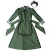 Clearstone COSCHU Cosplay Halloween Western Mansion Maid Kids Junior 150cm Girl Green