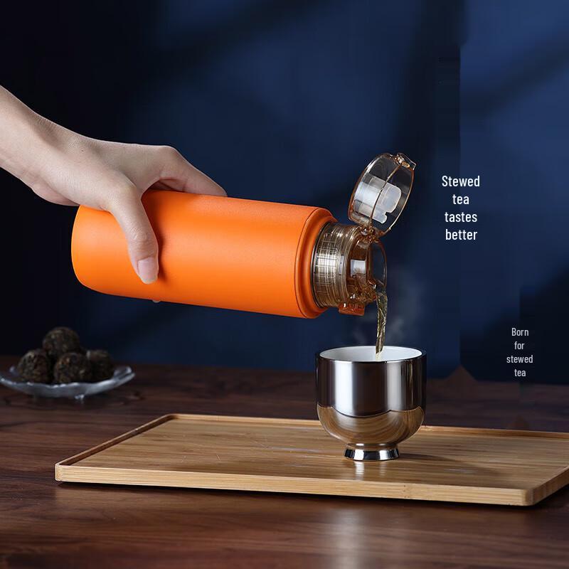 Shangming Ceramic-Lined Insulated Stewing Teapot with Temperature Display