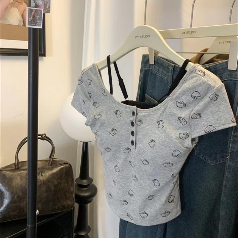 

Бесшовная майка из шелка Ice Silk со встроенным бюстгальтером, противоскользящая конструкция для многослойной или верхней одежды one size серый