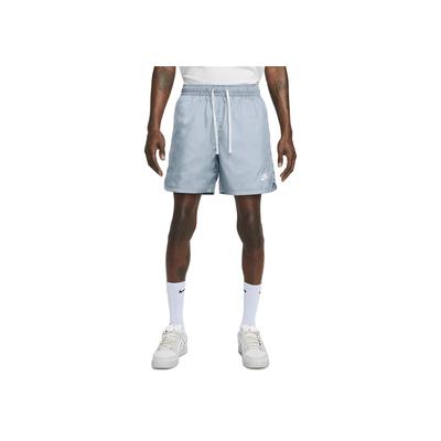 Solid Color Logo Drawstring High-Waist Shorts Men Bottoms Luminous-Steel-Blue DM6829-493