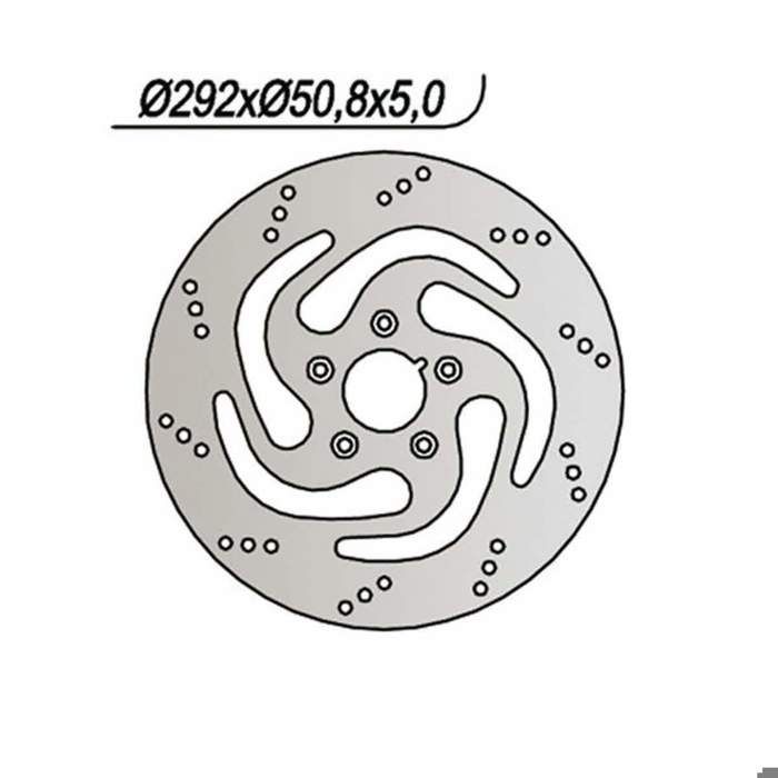 Disque de frein avant gauche NG 5 trous de 8,25 mm pour HARLEY DAVIDSON 739