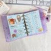 A7 Transparent PVC 6-Hole Loose-Leaf Notebook Refill Cover