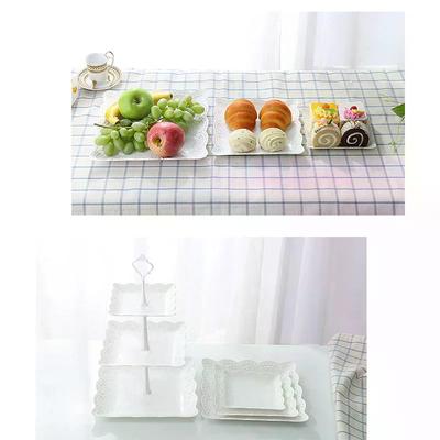 2/3 Tier Cupcake Stand PPServing Stand Dessert Tower Sum Fruit Tray For Tea Party Baby Shower Wedding Christmas Party