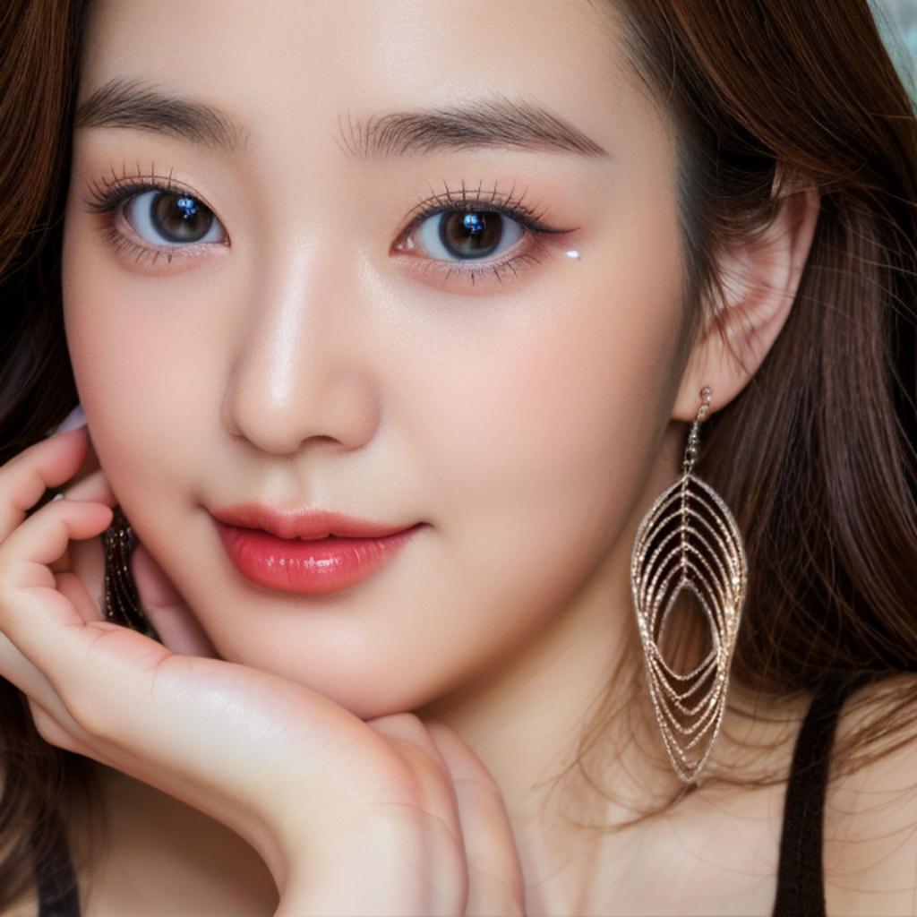 Qianjin Style Diamond Tassel Earrings, Women's New Popular Style, High-end Feel, Light Luxury Vacation Style Earrings, Earrings