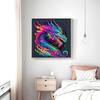 Full Square Round Diamond Painting Mosaic Chinese Dragon Sea Turtle Decor Home Embroidery Animals Colorful Wall Art