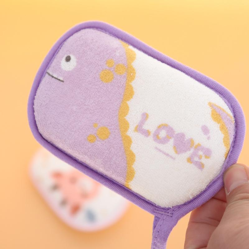 Infant Bath Sponge & Exfoliating Towel - Newborn & Children's Bath Scrubber