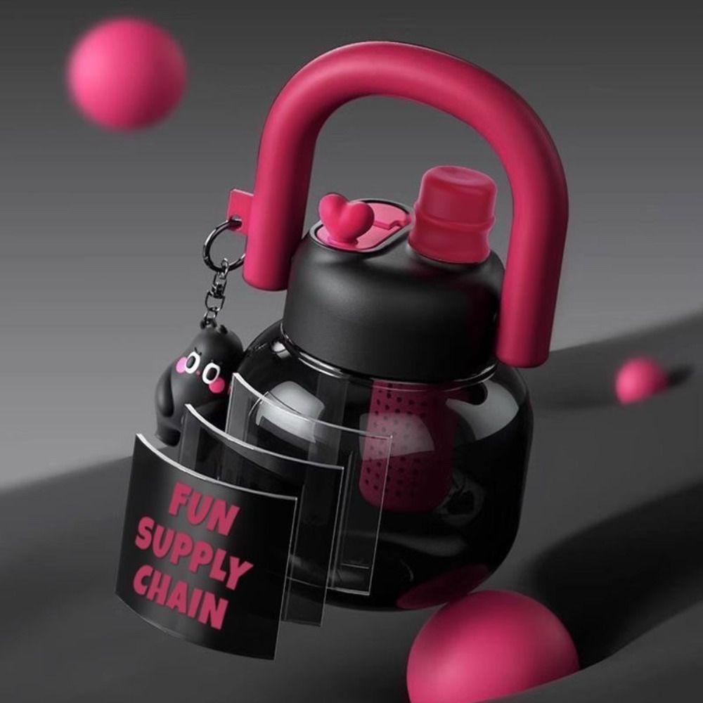 800ml Portable Drink Bottle Leakproof Cartoon Plastic Cup Milk Cup Water Mug  Coffee Cups