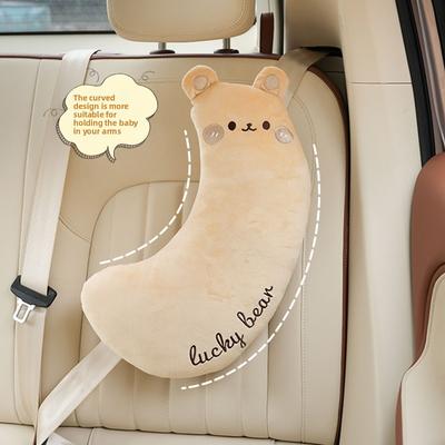 Car Shoulder Strap Thickened Soft Pillow Car Seat Belt Cover Automotive Interior Cute Cartoon Children's Car Pillow Shoulder