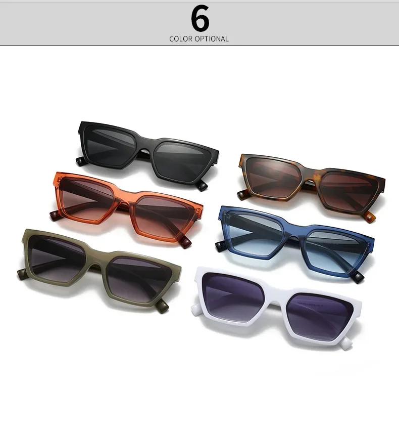  Cat Eye Sunglasses Women Fashion Multicolor Orange Shades UV400 Men Trending Gradient Sun Glasses
