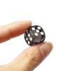 10pcs 16mm Acrylic Dice Black Clear 6 Sided Dice Casino Poker Game Bar Party Dice Children Board Game Toy