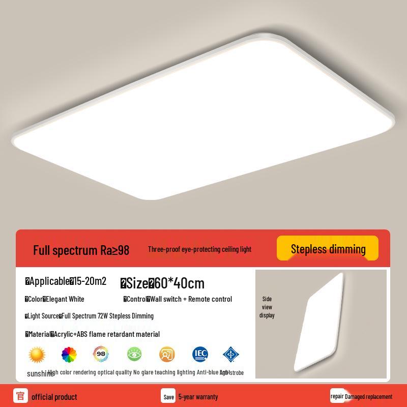 Round Waterproof LED Ceiling Light for Kitchen, Bathroom, Bedroom, Balcony, or Corridor