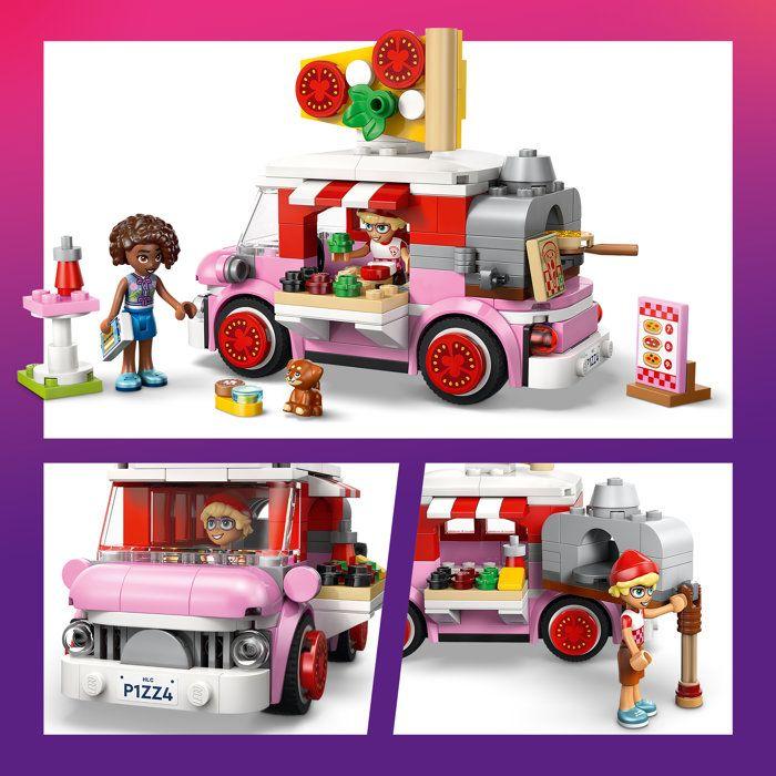 LEGO Friends 42694 Le Camion Pizza - Jeu de Construction dès 6 ans - Jeu de Rôle - Cadeau