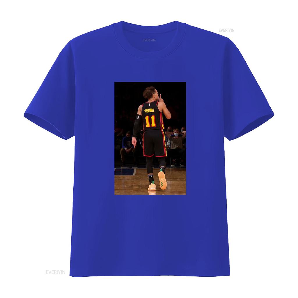 Trae Young Ššš Vintage Tričko Basketbalový Fanoušek Retro Sportovní Design vintage Vypraný Měkký Pružný Pohodlný móda