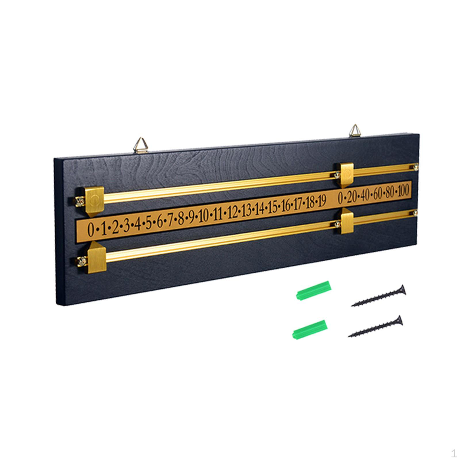 

Табло для шаффлборда, бильярдное устройство для подсчета очков, аксессуары для дома, игры в снукер чёрный