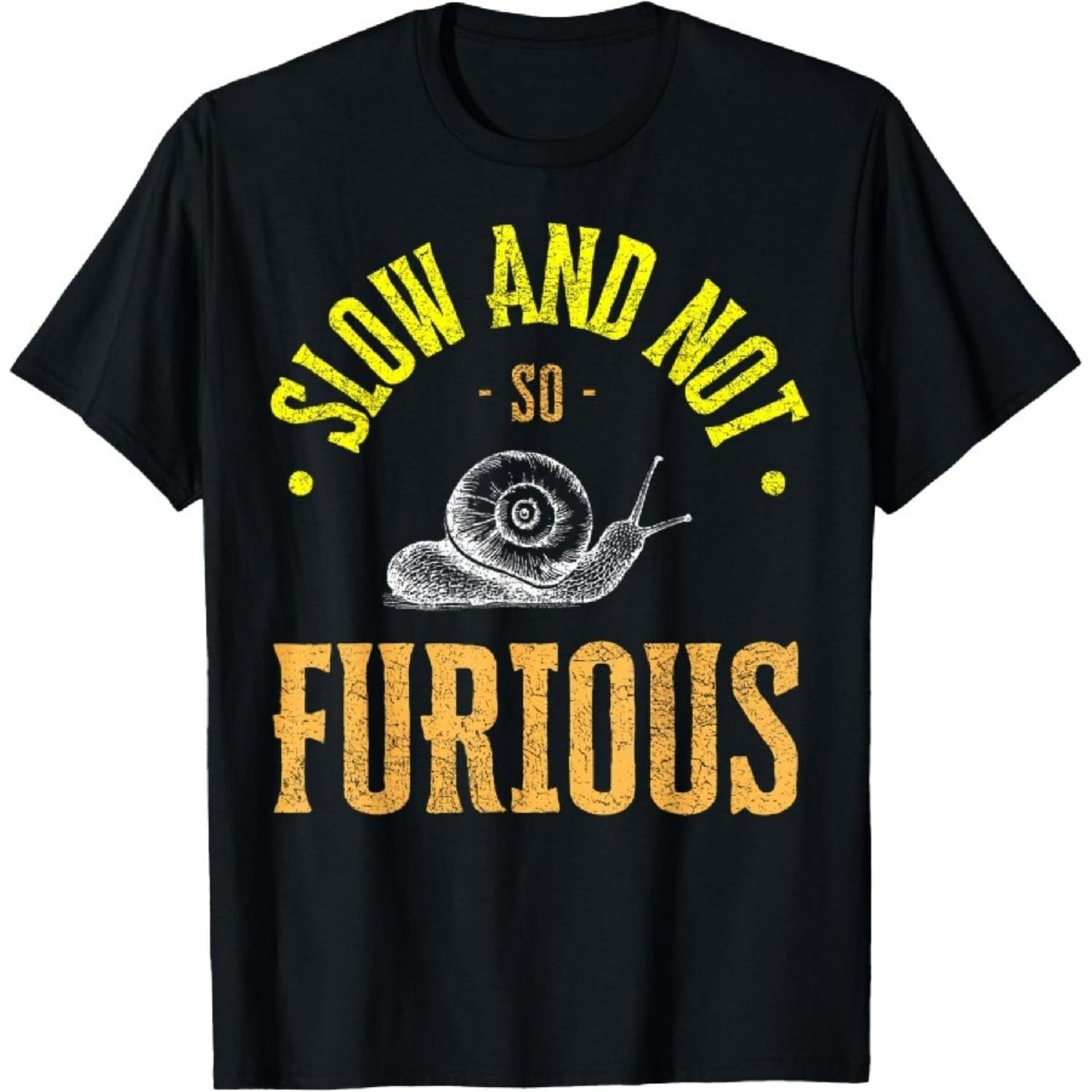 Slow And Not So Furious Not Fast Not Furious Slow Snail T-Shirt XXXXXL разноцветный