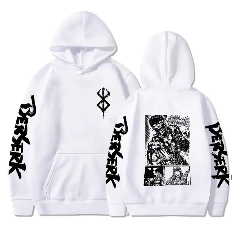 Anime Berserk Rage Anime Street Sweater, Street Tide Cotton Hooded Sweater