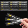 Car Steering Wheel Badge Stickers Car Door Handle Label Decal For Chevrolet Silverado Impala Malibu Cruze Camaro Blazer Spark
