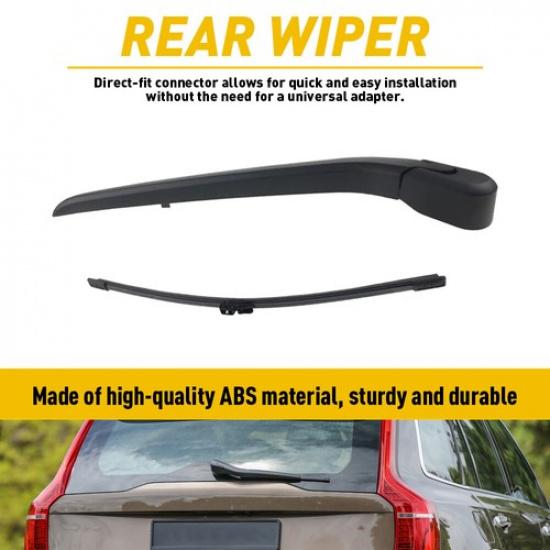 Rear Wiper Blade And Arm For 2016-2018 Volvo XC90 Back Window Windshield Wiper A