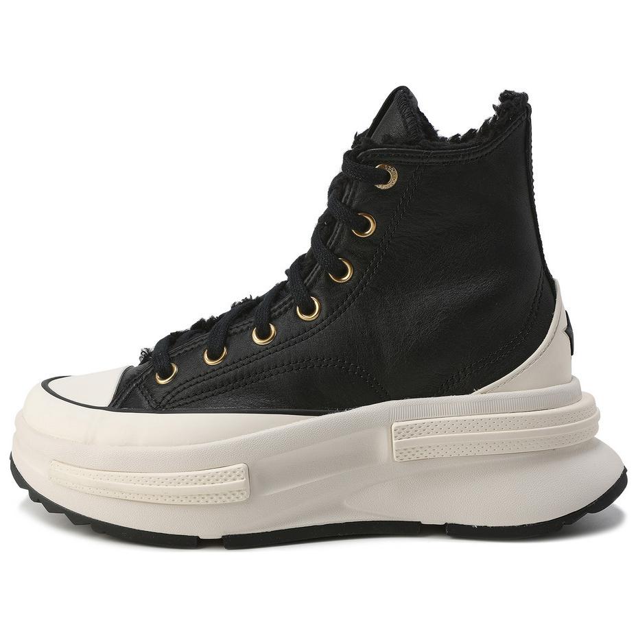 Converse Run Star Legacy Versatile Comfortable High-Top Lifestyle Casual Shoes Unisex Sneakers Black A12442C