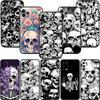 LO87 Skeleton Skull Phone Case for Samsung Galaxy A11 A12 A13 A15 A52S A53 A55 A56 A70 A71 A72 A73 F06 F16 F56 S10 Plus S10e