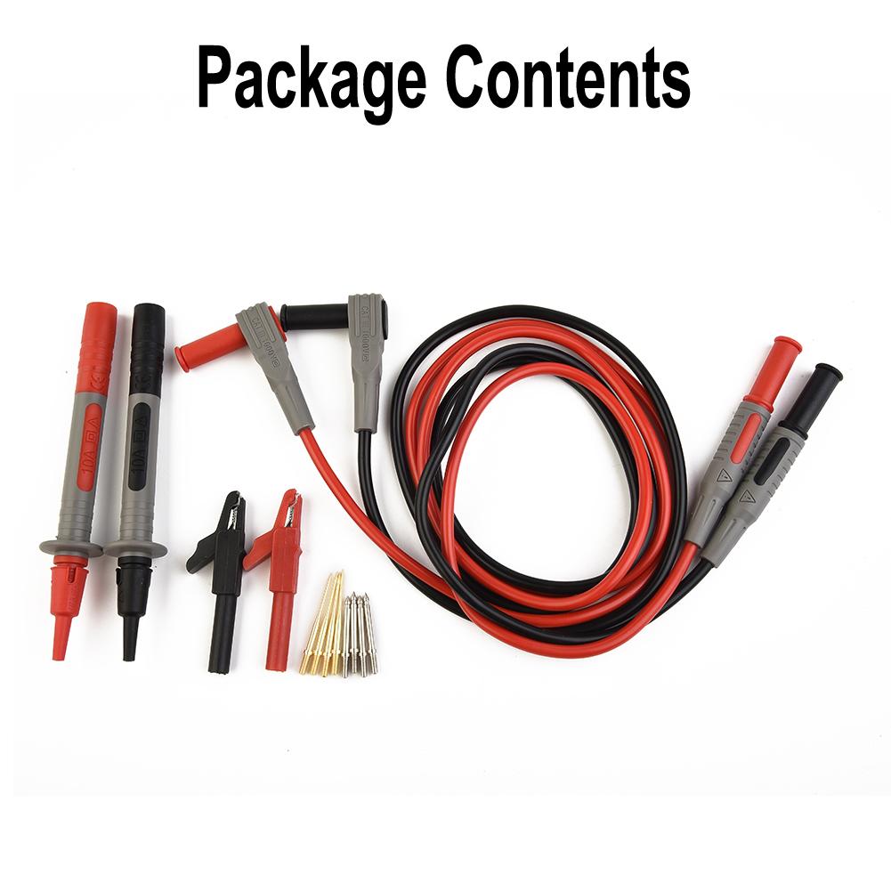 Essential 12 in 1 Multimeter Test Kit with Clips and 2mm Probes