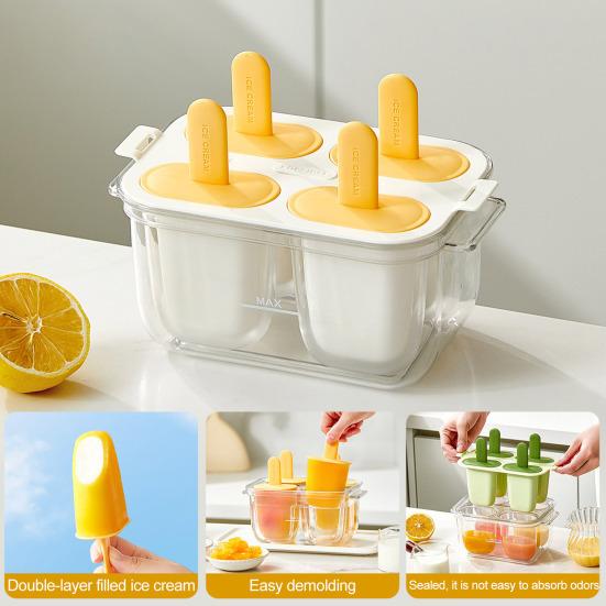 Mold Double Layer Ice Cream Maker for Homemade Treats Practical Kitchen Accessories