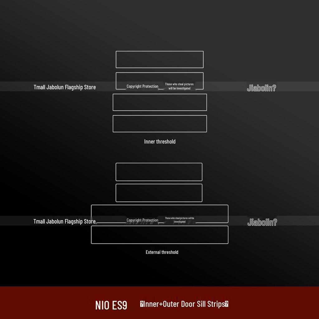 Nio ES9 Screen Protector & Interior Sticker for 26 Models - Rear Armrest & Lingxi Island Modifications