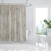 Rose Gold Shower Curtain Pink Gold Tropical Leaves Modern Luxury Bathroom Shower Curtains Fabric Bath Curtain Set with Hooks