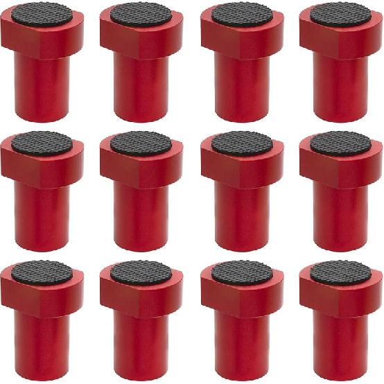 12-Pack 20mm/0.787'' Bench Dogs,Non-Slip Bench Dog Clamp Aluminum Alloy Table Stops for MFT Workbenches, Fits 0.787" Dog Holes - Professional