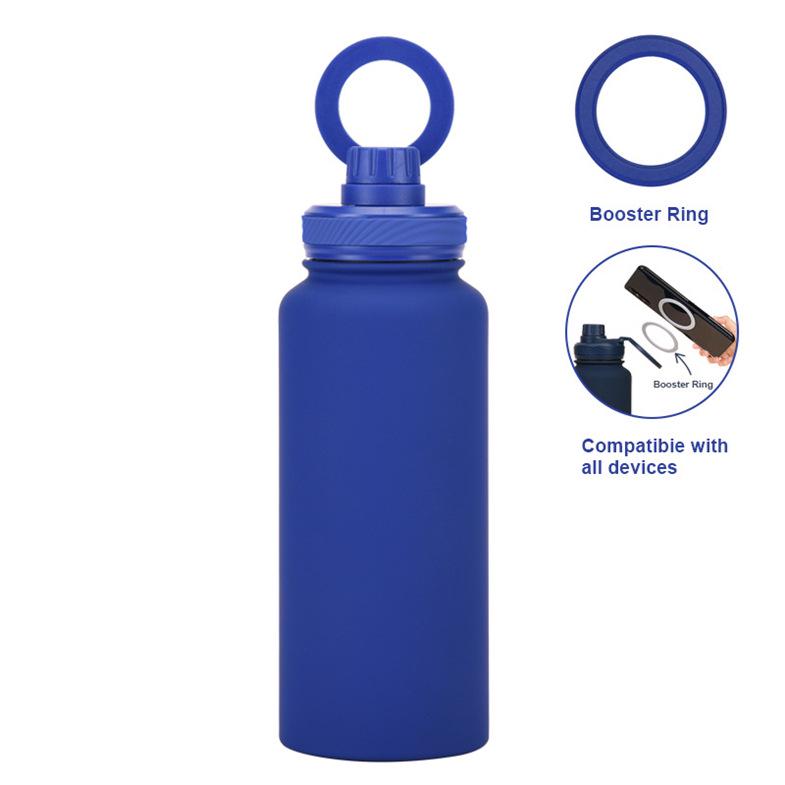Magnetic Lid Sports Water Bottle