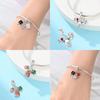 Originalcopper Blue Pendant Doctor'S Cap Pink Schoolbag Bear Pendant Bead Fit Bracelet Women Jewelry Diy Accessory Gift