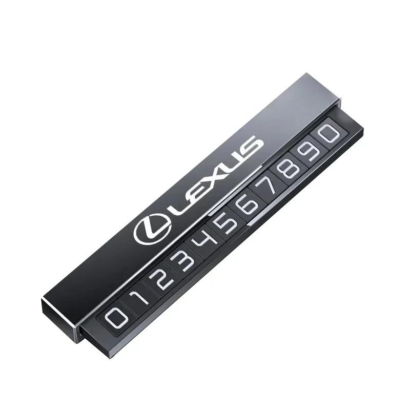 Leuchtende Nummern-Parkscheibe für das Auto-Interieur für Lexus IS200 IS250 GX470 CT200H ES RX300 RX330 NX300 IS NX GS RX350