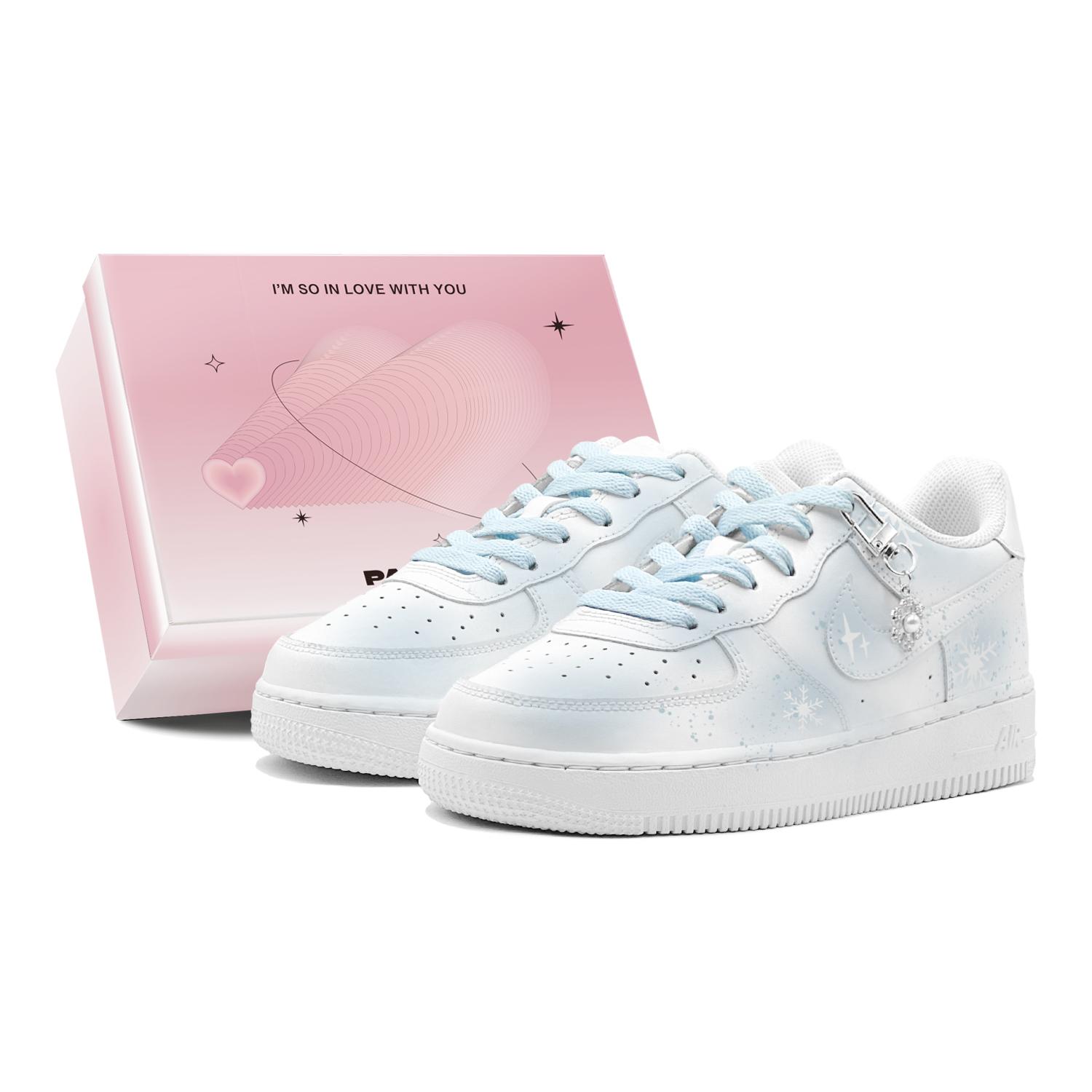 

Nike Air Force 1 Air Force 1, Couple s, Romantic Favor, Ice Star Beads, Refreshing, Minimalist Style Versatile Low top DH2920-111(TeamS2-S-BOX) 38