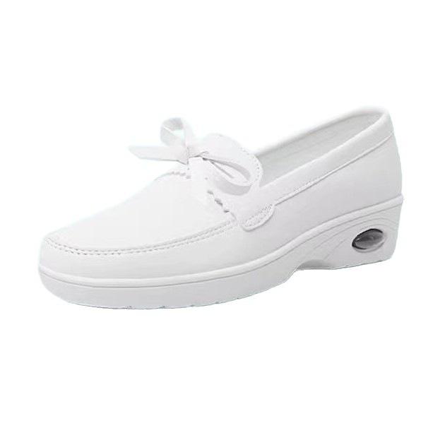 Breathable and not tired foot nurse shoes Soft sole absorbs sweat and does not stink Foot air cushion heightens non-slip medical shoes