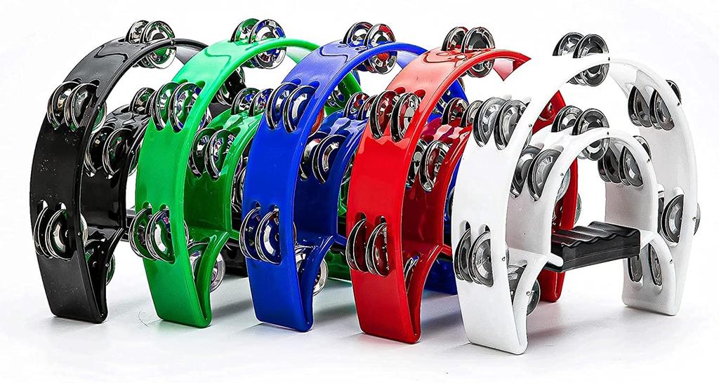 Doppelreihige Masfanny Metallglocke Handperkussionsinstrument Handglocke ist ein tolles Musikinstrumentgeschenk für Kinder und erwachsene Musikanfänger