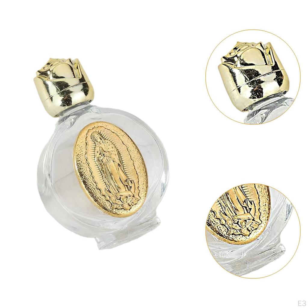 Holy Water Bottle Communion Gift for Family Travel Portable Girl Glass with