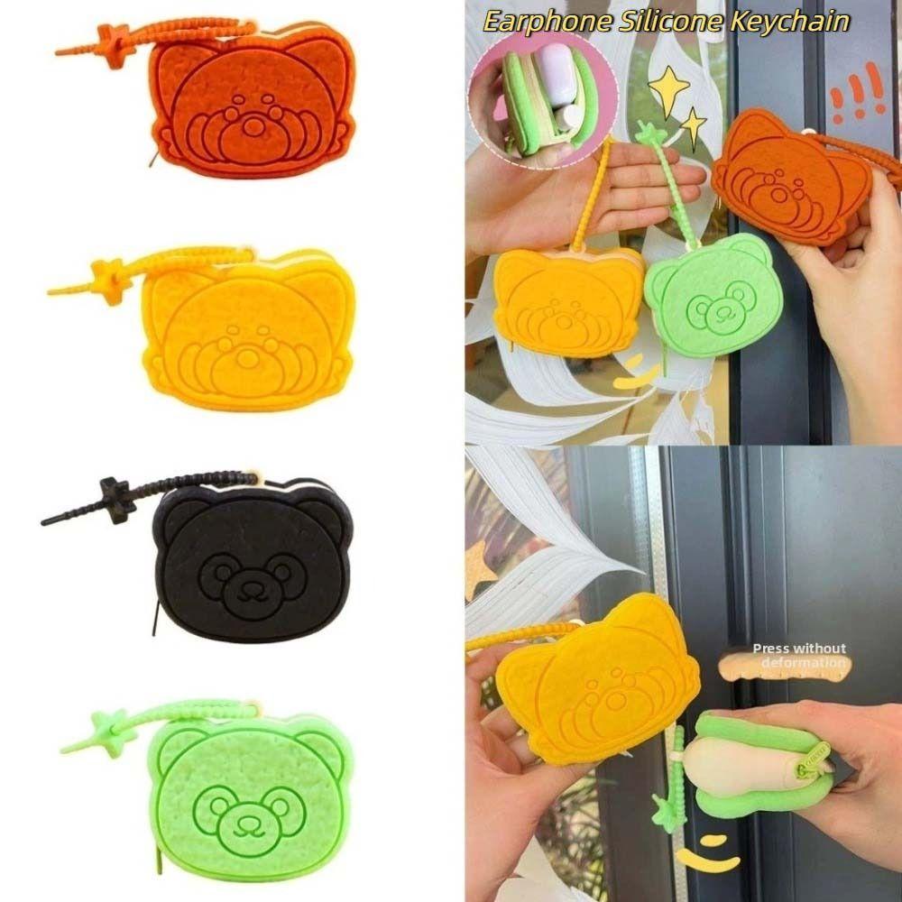 Bag Organizer Cartoon Panda Coin Bag Sandwich Biscuits Headphone Protector  Jewelry