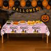 Halloween Theme Disposable Table Cover Plastic Table Runner Halloween Tablecloth  Party