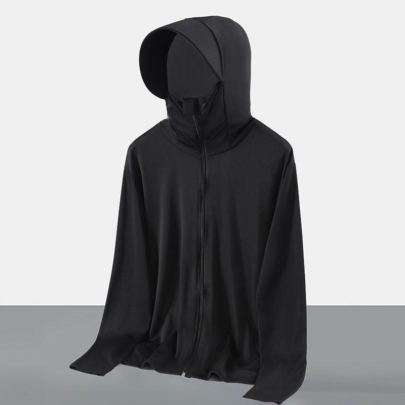 2025 Men's UV Protection Ice Silk Cooling Sun Protection Clothing for Outdoor Sports, SPF 50+