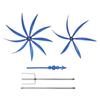 Metal Iron Windmill Crafts Spinners 3D Gyroscopes Windmills Horticultural Grounds Inserting Iron Windmills Garden Decoration