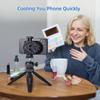  Cell Phone Cooler Fan, Dual Cold Shoe Mounts for   16Celsius15Celsius14Celsius13, Phone Cooling Fan with Refrigerating Cooling  