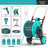 High-Pressure Car Wash Water Gun & 40m Hose Reel Cart