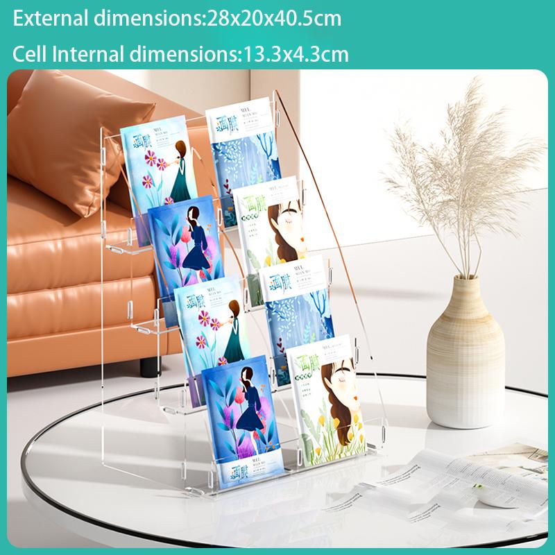 Multi-Layer Transparent Acrylic Mask Display Rack Home Cosmetics Storage Store Exhibitor Masks Decorative Makeups Display Stand