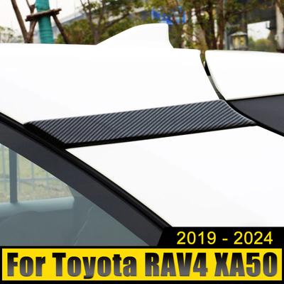 Pro Toyota RAV4 XA50 Hybrid 2019 2020 2021 2022 2023 2024 ABS Auto Zadní Boční Okno C Sloupek Rám Kryt Ozdobné Samolepky